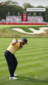 Jon Rahm (via Jon Rahm's Instagram handle)
